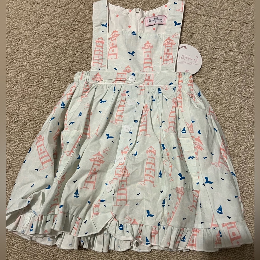 NWT Sweet Honey lighthouse jumper dress